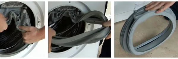 Инструкция по замене манжеты стиральной машины Бош своими руками. Как снять манжету на стиральной машине бош. 9