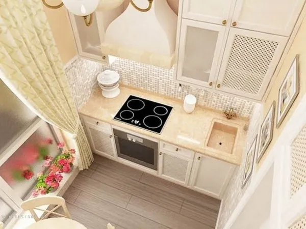 Особенности дизайна кухни 5 кв. м. Как обустроить маленькую кухню 5 кв. 9