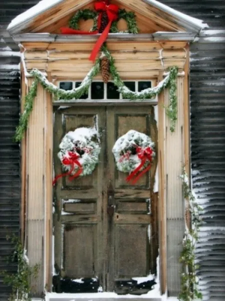 Новогодний декор дома снаружи своими руками (65 фото)