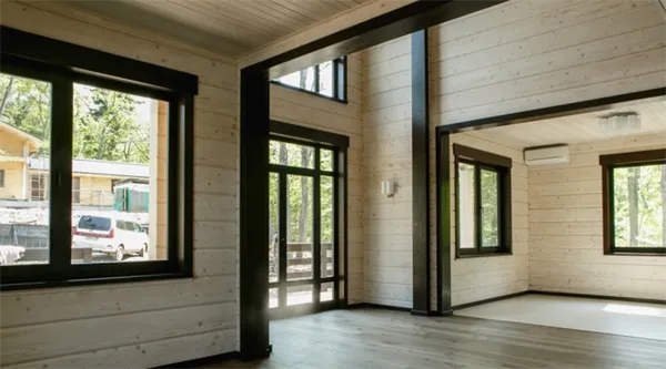Дизайн внутри деревянного дома из бруса: фото-примеры, советы, готовые решения. Чем отделать дом из бруса внутри. 2