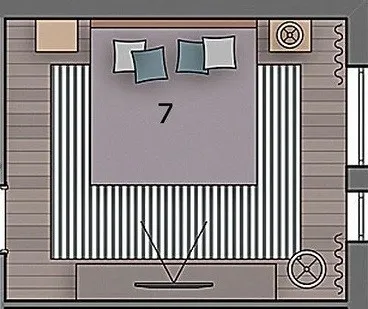 Дизайн спальни 14 м2. Основные идеи и концепции. Как обставить спальню 14 квадратов фото красиво. 17