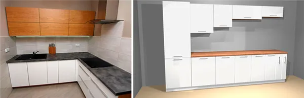 Стандарты размеров для кухонных шкафов и их основные параметры. Какая стандартная глубина верхних шкафов на кухне. 2