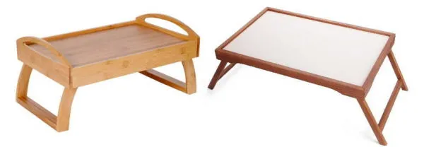 Разновидности столиков в кровать, их особенности и функциональность. Как называется столик для завтрака в постель. 2