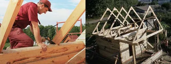 Как построить и отремонтировать крышу для бани своими руками. Как сделать крышу на бане. 11
