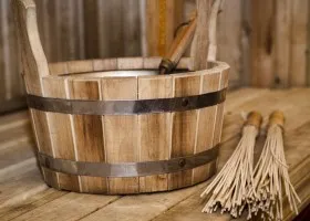 Деревянные шайки для бани – купить у производителя «Сауны Мира», оптовые цены, доставка по Москве и России