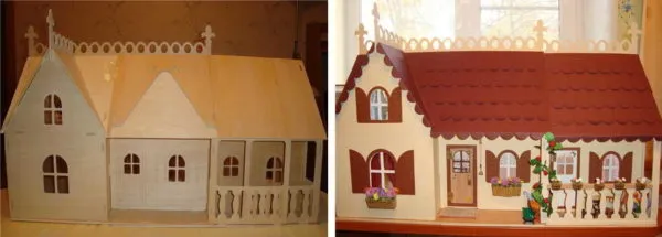 Кукольный домик своими руками: постройка и украшение домиков. Как сделать домик для куколок элефант. 21