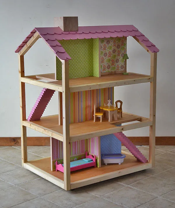 Кукольный домик своими руками: постройка и украшение домиков. Как сделать домик для куколок элефант. 16