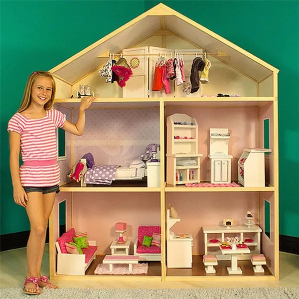 Кукольный домик своими руками: постройка и украшение домиков. Как сделать домик для куколок элефант. 6