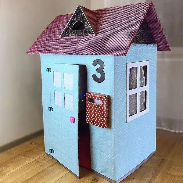 Кукольный домик своими руками: постройка и украшение домиков. Как сделать домик для куколок элефант. 23