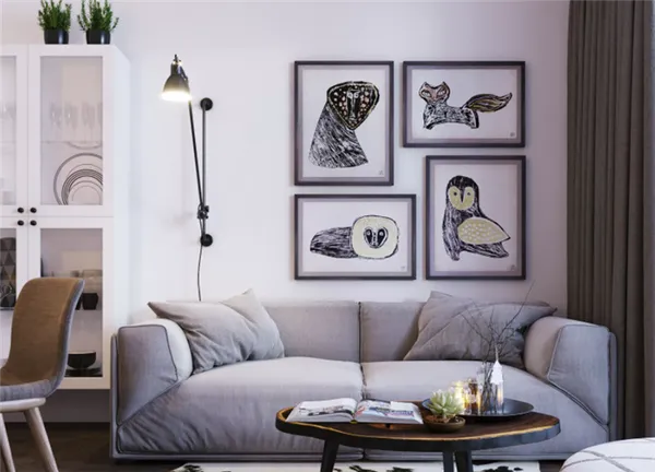 Оформление стены над диваном: лучшие дизайнерские идеи. Как оформить стену над диваном в гостиной фото. 5