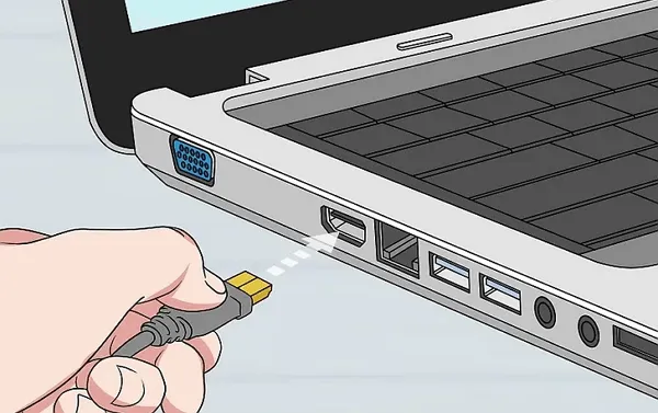 подключение ноутбука через HDMI