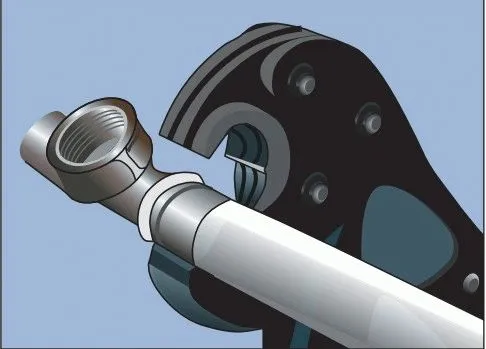 Опрессовка металлопластиковых труб: порядок и нюансы выполнения работ. Как обжимать металлопластиковые трубы. 3