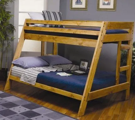 Советы плотника: как сделать двухъярусную кровать своими руками, обзор инструкций с фото. Как сделать двухъярусную кровать своими руками из дерева. 13