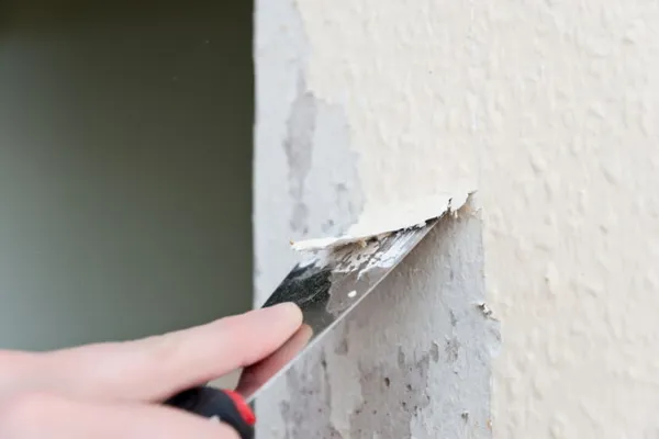 Как снять со стен на кухне старую краску. Как снять краску со стены на кухне. 8