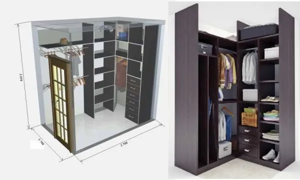 Как создать удобную гардеробную в квартире. Комната для вещей как называется. 7