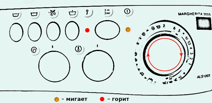 Стиральная машина Аристон или Хотпоинт-Аристон — код ошибки F05 / F5 10