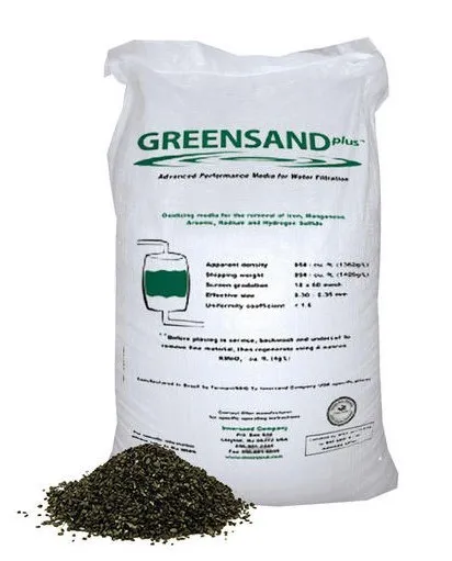 Greensand окислитель в железных фильтрах.