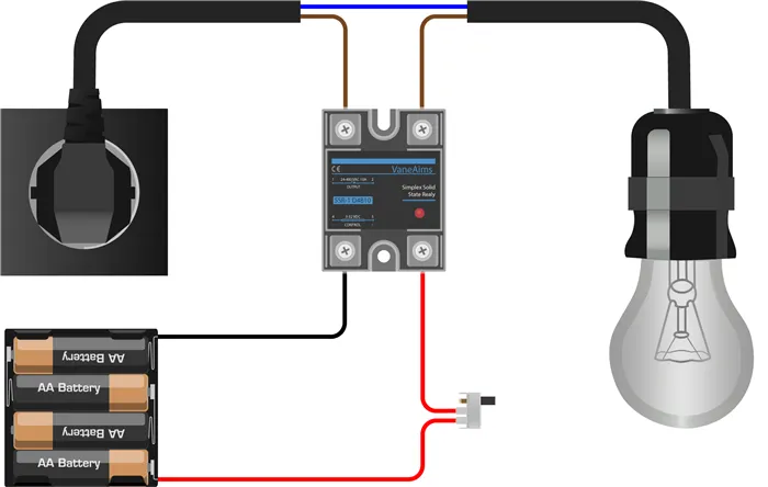 Relay Solid State SSR Example 1