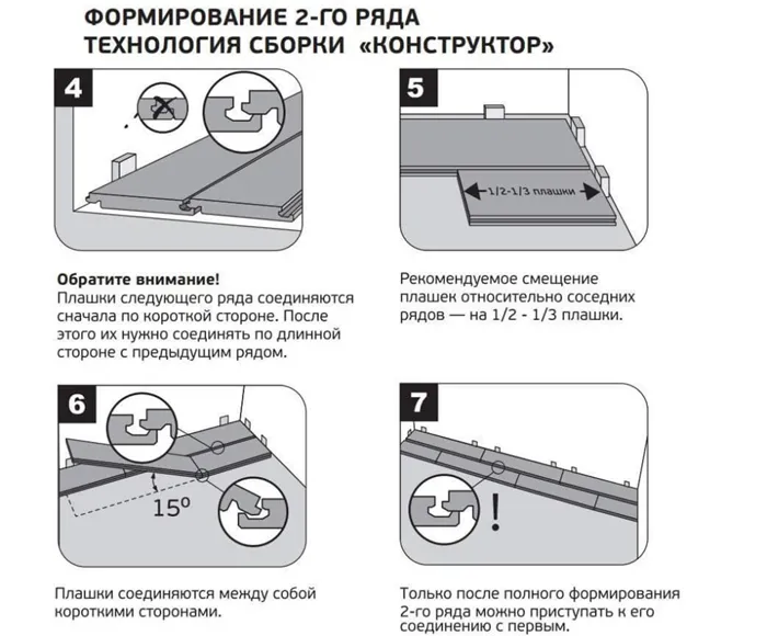 Инструкция по монтажу - укладка фото № 2