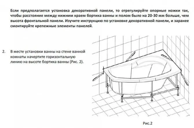 Как поставить ванну на опору из кирпичей 8