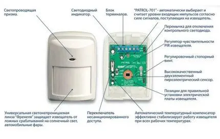 Схема дистанционного выключателя с датчиком