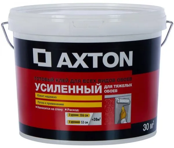 Готовый клеевой состав для тяжелых обоев Axton